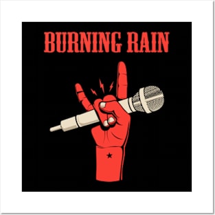 BURNING RAIN BAND Posters and Art